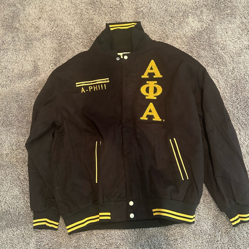 Divine Nine Big Boy Alpha Phi Alpha Greek Letter Jacket